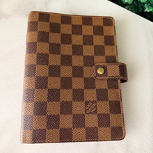 Load image into Gallery viewer, Louis Vuitton Damier Ebene Medium Ring Agenda