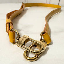 Load image into Gallery viewer, Louis Vuitton Adjustable Yellow Leather Crossbody Strap