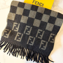 Load image into Gallery viewer, Fendi Wool Checked Scarf