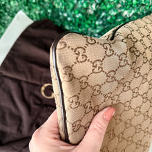 Load image into Gallery viewer, Gucci GG Metallic Canvas Tote