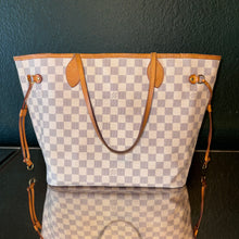 Load image into Gallery viewer, Louis Vuitton Damier Azur Neverfull MM with Pouch
