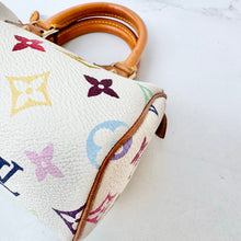 Load image into Gallery viewer, Louis Vuitton X Takashi Murakami Multicolor Blanc Monogram Mini Speedy