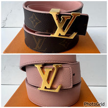 Load image into Gallery viewer, Louis Vuitton Size 80 / 32 Monogram Rose Ballerine Reversible Belt