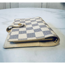 Load image into Gallery viewer, Louis Vuitton Small Ring Agenda Damier Azur