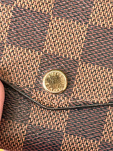 Load image into Gallery viewer, Louis Vuitton Damier Ebene / Rose Ballerine Sarah Wallet NM