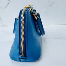 Load image into Gallery viewer, Prada Saffiano Lux Mini Promenade Tote Blue