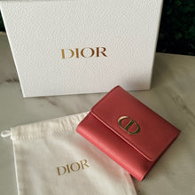 Load image into Gallery viewer, Christian Dior Grained Calfskin Caro Wallet