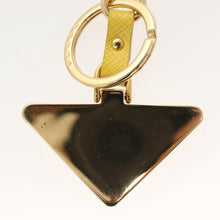 Load image into Gallery viewer, Prada Triangle Yellow Bag Charm