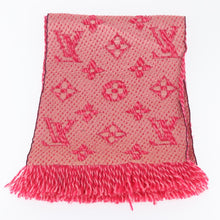 Load image into Gallery viewer, Louis Vuitton Logomania Shine Wool/ Silk Scarf Pink