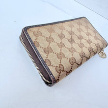 Load image into Gallery viewer, GUCCI GG Monogram Canvas Zippy Wallet