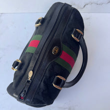 Load image into Gallery viewer, Gucci Black GG Canvas Boston Bag