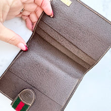 Load image into Gallery viewer, Gucci Supreme Canvas Compact Wallet