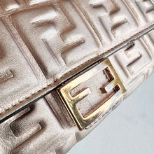 Load image into Gallery viewer, Fendi Metallic Rose Gold FF Embossed Calfskin Wallet