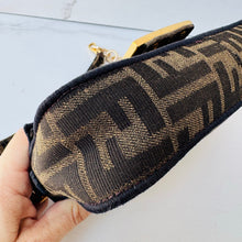 Load image into Gallery viewer, ✨💎Two Piece Thursday Bundle💎✨Fendi Zucchino Jacquard Zucca FF Mini Baguette and Wallet