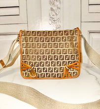 Load image into Gallery viewer, FENDI Zucchino Canvas Crossbody Bag