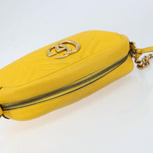 Load image into Gallery viewer, Gucci Yellow Matelasse GG Marmont Crossbody