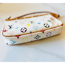 Load image into Gallery viewer, Louis Vuitton X Takashi Murakami Multicolor Blanc Pochette Accessories