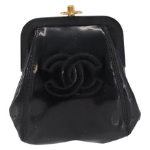Load image into Gallery viewer, Chanel Black Patent Coin Purse