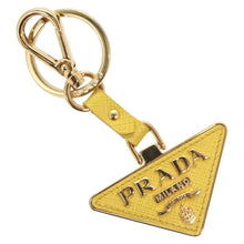 Load image into Gallery viewer, Prada Triangle Yellow Bag Charm