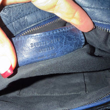 Load image into Gallery viewer, Balenciaga Town Navy Giant Silver Hardware