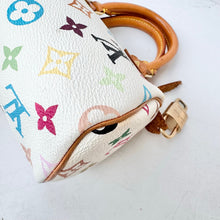 Load image into Gallery viewer, Louis Vuitton X Takashi Murakami Multicolor Blanc Monogram Mini Speedy