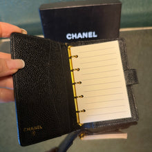Load image into Gallery viewer, Chanel Black Caviar Mini Ring Agenda