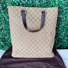 Load image into Gallery viewer, Gucci GG Metallic Canvas Tote
