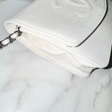 Load image into Gallery viewer, CHANEL Caviar Timeless CC Wallet on Chain WOC White