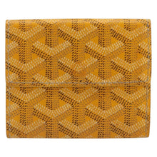 Load image into Gallery viewer, Goyard Goyardine Marigny Card Wallet Yellow