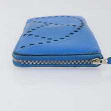 Load image into Gallery viewer, Hermes Evelyne Long Wallet Bleu Hydra