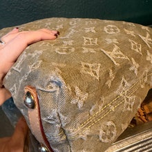Load image into Gallery viewer, Louis Vuitton Monogram Denim Baggy PM Green Lichen