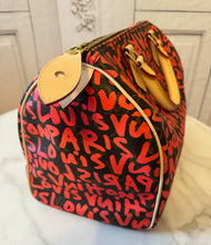 Load image into Gallery viewer, PRELOVED Louis Vuitton Bundle: Monogram Graffiti Speedy 30 / Zippy Wallet/ Bag Charm