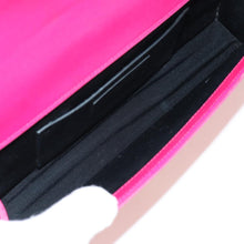 Load image into Gallery viewer, Saint Laurent Smooth Calfskin Classic Monogram Cassandre Clutch Lipstick Fuchsia