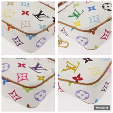 Load image into Gallery viewer, Louis Vuitton X Takashi Murakami Multicolor Blanc Pochette Accessories