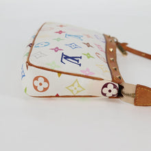 Load image into Gallery viewer, Louis Vuitton X Takashi Murakami Multicolor Blanc Pochette Accessories