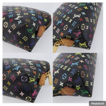 Load image into Gallery viewer, Louis Vuitton Takashi Murakami Multicolor Monogram Cosmetic Pouch PM