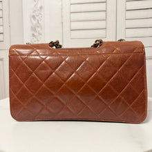 Load image into Gallery viewer, šBlack Friday SpecialšCHANEL Glazed Calfskin Large Perfect Edge Flap Caramel