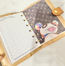 Load image into Gallery viewer, PRELOVED Louis Vuitton Takashi Murakami Monogram Multicolor Blanc Small Ring Agenda