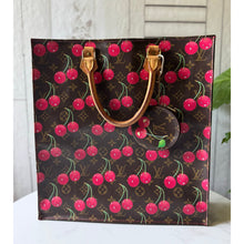 Load image into Gallery viewer, 🍒Louis Vuitton X Takashi Murakami Cerises Bundle: Cherries Sac Plat and Round Coin Purse🍒