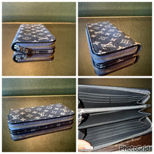 Load image into Gallery viewer, Louis Vuitton Bundle: Monogram Jacquard Denim Speedy 25 Bandouliere and Zippy Wallet