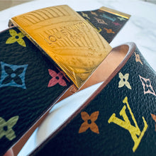 Load image into Gallery viewer, Louis Vuitton X Takashi Murakami Multicolor Noir Ceinture Belt Size 36