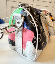 Load image into Gallery viewer, PRELOVED Louis Vuitton X Kidsuper BUNDLE Portrait Keepall Bandouliere 25 and Zippy Wallet