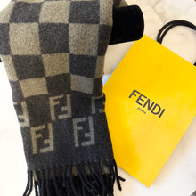 Load image into Gallery viewer, Fendi Wool Checked Scarf