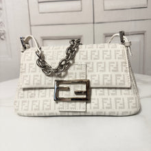 Load image into Gallery viewer, FENDI Mini Zucchino Spalmati Forever Mama Baguette