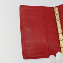 Load image into Gallery viewer, Louis Vuitton Vernis Small Ring Agenda Orange Sunset