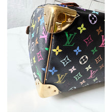 Load image into Gallery viewer, Louis Vuitton X Takashi Murakami Multicolor Noir Speedy 30