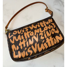 Load image into Gallery viewer, šBlack Friday SpecialšLouis Vuitton X Stephen Sprouse Monogram Graffiti Pochette Accessories Peach