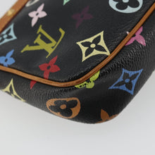 Load image into Gallery viewer, Louis Vuitton X Takashi Murakami Multicolor Noir Pochette Accessories