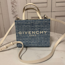 Load image into Gallery viewer, Givenchy Denim Mini G Shopping Tote