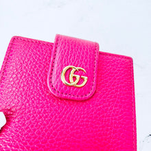 Load image into Gallery viewer, Gucci Calfskin Wallet Hot Pink